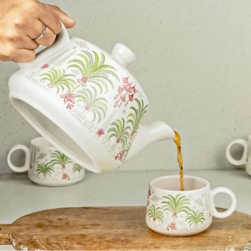 Somny Handcrafted Ceramic Alive Morning Tea Set - Image 2