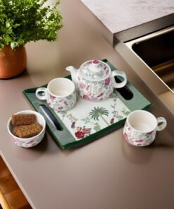 Somny Sukoon Morning Leaf Ceramic Tea Set